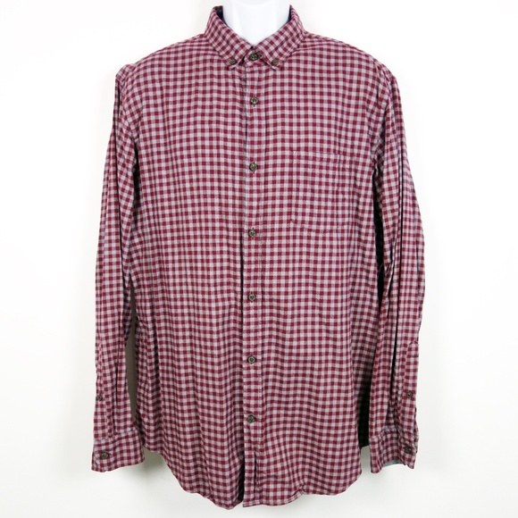 Banana Republic Luxe Flannel Slim Fit Shirt XL Men - Picture 1 of 8